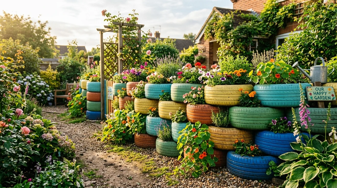 DIY Fence for Garden Separation